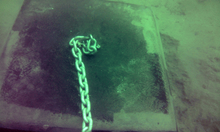 Anchor-block-with-mooring-chain by beach marine and port service uae