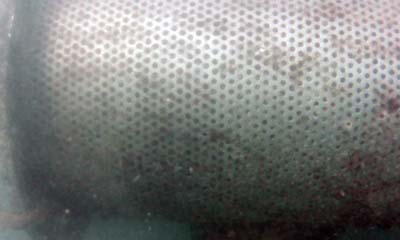 Intake screen after cleaning.3